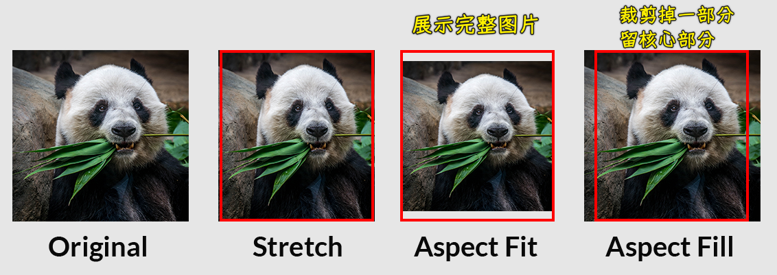 aspectFill vs aspectFit