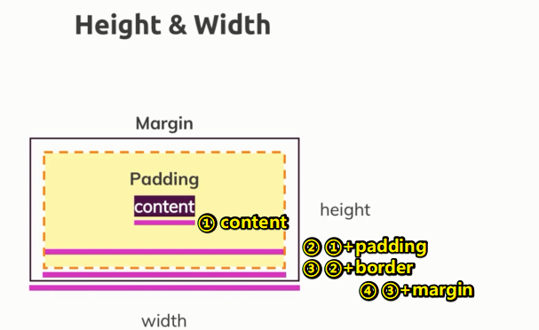 width与height作用于盒子模型的哪部分？