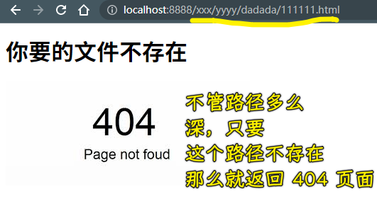 404 页面