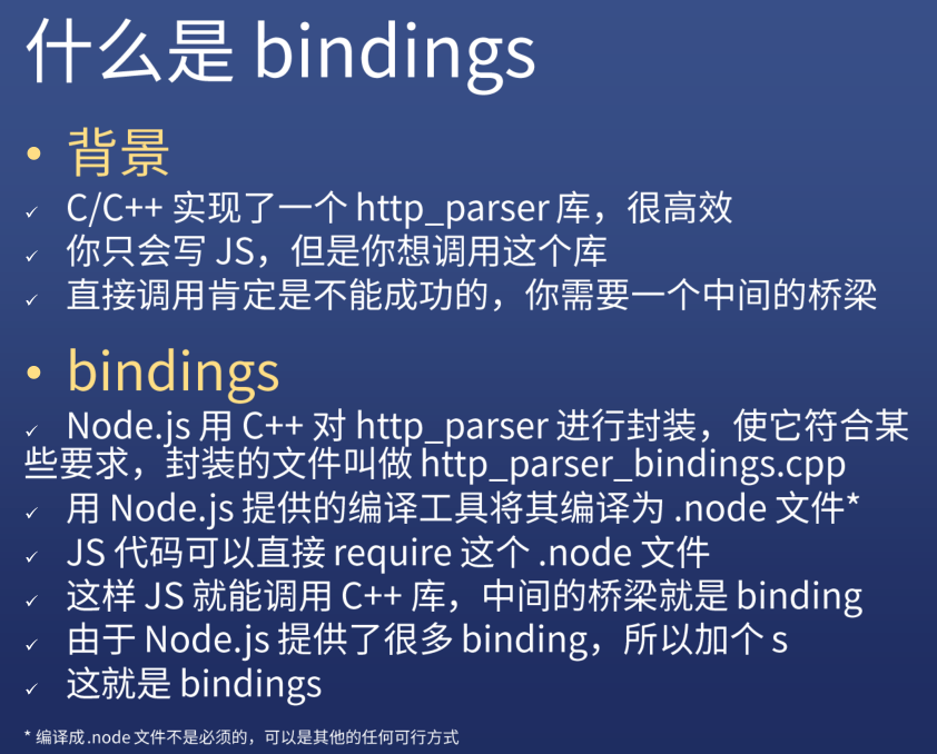 bindings 是什么