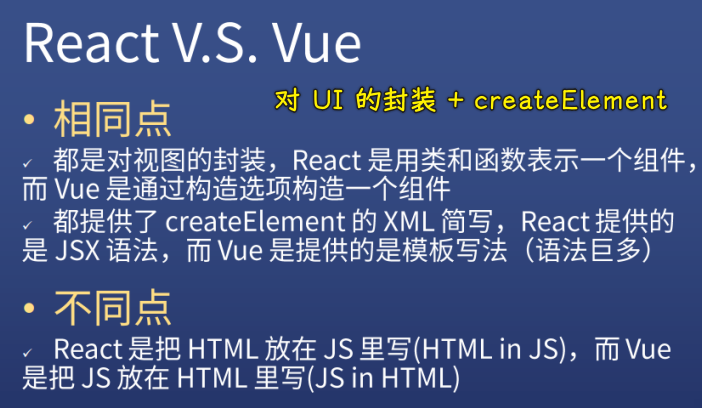 React vs Vue