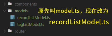 model 目录