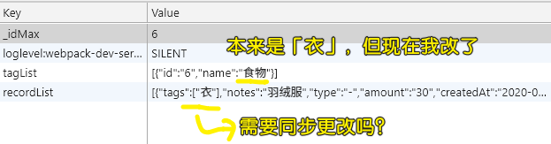 修改标签