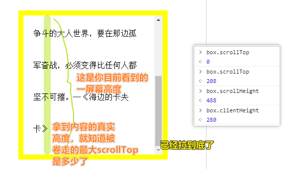 scrollTop 的最大值